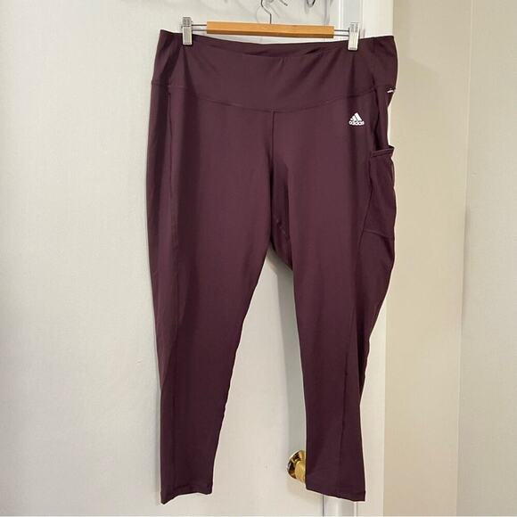 ADIDAS CIRCUIT WOMENS PLUS SIZE TRAINING TIGHTS - Picture 3 of 12